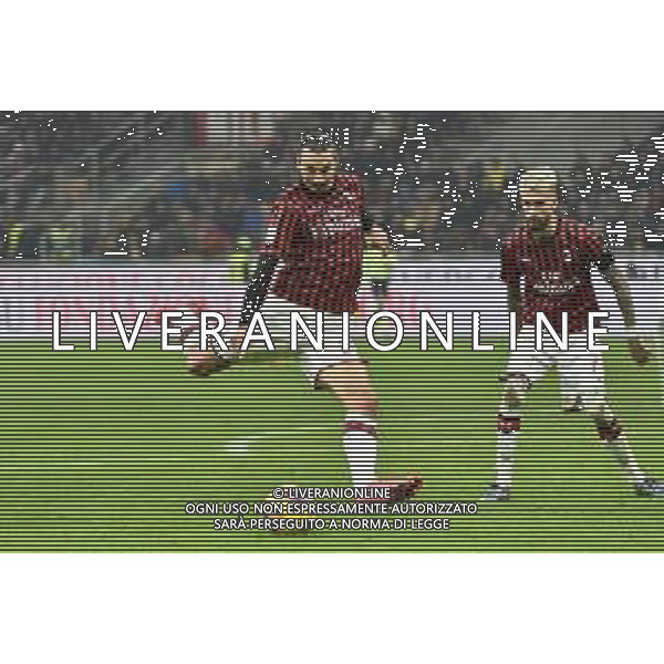 Zlatan Ibrahimovic (Milan) e sulla DX Samuel Castillejo (Milan) Milan vs Torino Coppa Italia - quarti di finale Milano 28-01-2020 Stadio Giuseppe Meazza - San Siro foto Roberto Garavaglia - ag. Aldo Liverani sas / AGENZIA ALDO LIVERANI SAS