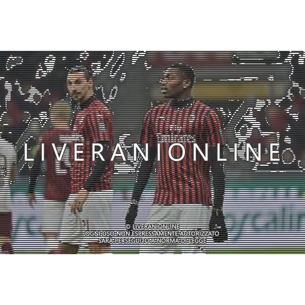 Rafael Leao (Milan) e sulla SX Zlatan Ibrahimovic (Milan) Milan vs Torino Coppa Italia - quarti di finale Milano 28-01-2020 Stadio Giuseppe Meazza - San Siro foto Roberto Garavaglia - ag. Aldo Liverani sas / AGENZIA ALDO LIVERANI SAS