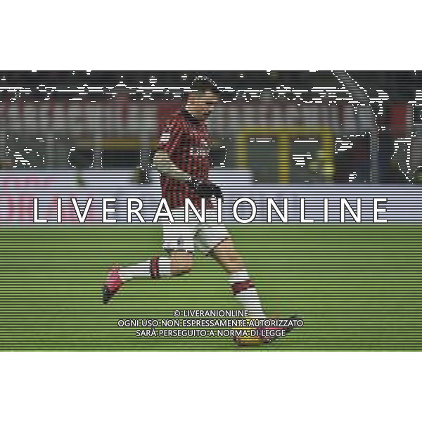 Alessio Romagnoli (Milan) Milan vs Torino Coppa Italia - quarti di finale Milano 28-01-2020 Stadio Giuseppe Meazza - San Siro foto Roberto Garavaglia - ag. Aldo Liverani sas / AGENZIA ALDO LIVERANI SAS