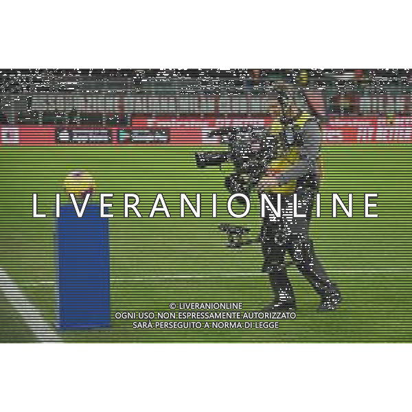 telecamera riprese TV calcio e diritti televisivi Milan vs Torino Coppa Italia - quarti di finale Milano 28-01-2020 Stadio Giuseppe Meazza - San Siro foto Roberto Garavaglia - ag. Aldo Liverani sas / AGENZIA ALDO LIVERANI SAS