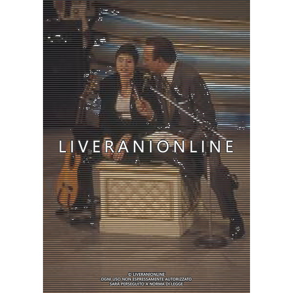 GERARDINA TROVATO, Cantautrice Italiana - RETROSPETTIVA Nella foto al Festival di Sanremo nel 1993 con Pippo Baudo ©ARCHIVIO AGENZIA ALDO LIVERANI SAS