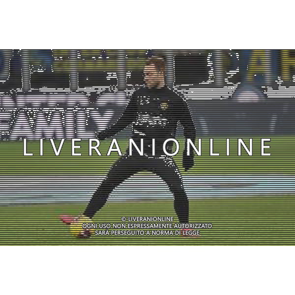 Christian Eriksen in campo nel prepartita per il riscaldamento Inter vs Fiorentina Coppa Italia - quarti di finale Milano 29-01-2020 Stadio Giuseppe Meazza - San Siro foto Roberto Garavaglia - ag. Aldo Liverani sas/ AGENZIA ALDO LIVERANI SAS