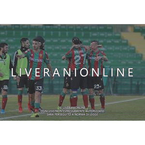 Ternana vs Catania Coppa Italia Serie C - Semifinale andata Stadio Libero Liberati - Terni 29-01-2020 nella foto Esultanza Ternana FOTO FEDERICO GAETANO-AG ALDO LIVERANI SAS