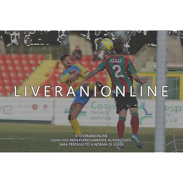 Ternana vs Catania Coppa Italia Serie C - Semifinale andata Stadio Libero Liberati - Terni 29-01-2020 nella foto Celli salva su Sarno FOTO FEDERICO GAETANO-AG ALDO LIVERANI SAS