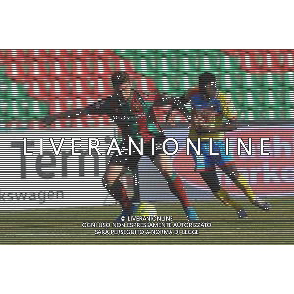 Ternana vs Catania Coppa Italia Serie C - Semifinale andata Stadio Libero Liberati - Terni 29-01-2020 nella foto Celli e Manneh FOTO FEDERICO GAETANO-AG ALDO LIVERANI SAS