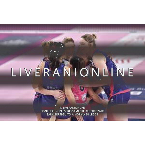 Volley Coppa Italia Femminile 2019/2020 Scandicci, Italia 29/01/2020 Quarti di finale - Savino Del Bene Scandicci vs Èpiu Pomi Casalmaggiore Nella foto: Esultanza Savino Del Bene Scandicci FOTO LISA GUGLIELMI-ALESSIO MARINI-AG ALDO LIVERANI SAS