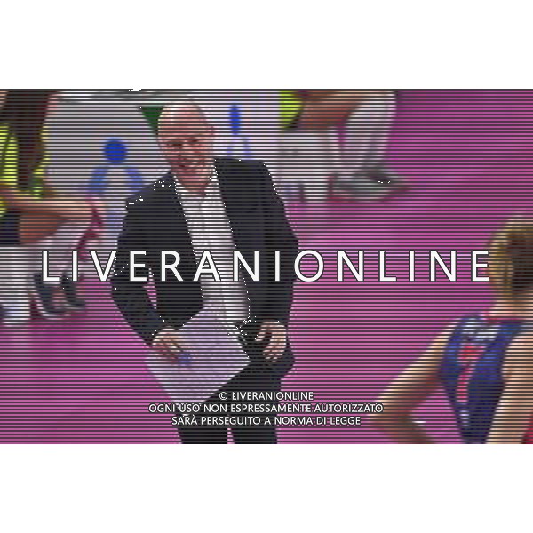 Volley Coppa Italia Femminile 2019/2020 Scandicci, Italia 29/01/2020 Quarti di finale - Savino Del Bene Scandicci vs Èpiu Pomi Casalmaggiore Nella foto: Luca Cristofari (allenatore Savino Del Bene Scandicci) FOTO LISA GUGLIELMI-ALESSIO MARINI-AG ALDO LIVERANI SAS