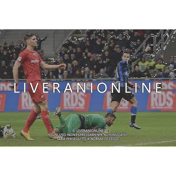 esultanza di antonio Candreva dopo il gol del 1 a 0 Inter Inter vs Fiorentina Coppa Italia - quarti di finale Milano 29-01-2020 Stadio Giuseppe Meazza - San Siro foto Roberto Garavaglia - ag. Aldo Liverani sas/ AGENZIA ALDO LIVERANI SAS