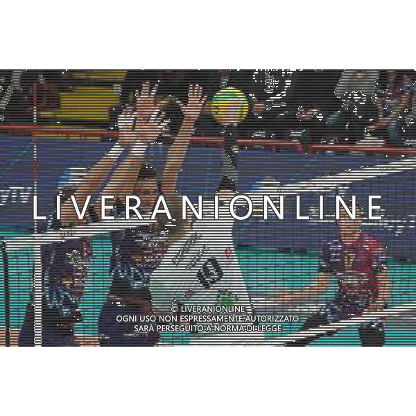 Volley Champions League Men 2019/2020 Perugia, Italia 29/01/2020 Sir Sicoma Monini Perugia vs Tours VB Nella foto: kupkovic konstantain (n.19 tour vb) schiaccia FOTO LORIS CERQUIGLINI-ALESSIO MARINI-AG ALDO LIVERANI SAS