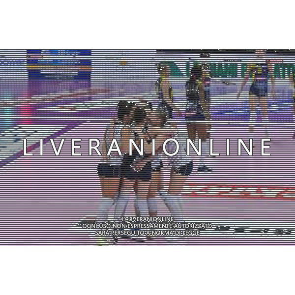 Volley Coppa Italia Femminile 2019/2020 Conegliano, Italia 29/01/2020 Imoco Volley Conegliano vs Reale Mutua Fenera Chieri Nella foto: Esultanza Reale Mutua Fenera Chieri FOTO FLAVIO PAVANELLO-ALESSIO MARINI-AG ALDO LIVERANI SAS