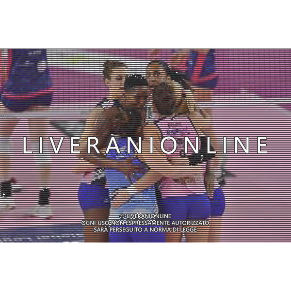 Volley Coppa Italia Femminile 2019/2020 Scandicci, Italia 29/01/2020 Quarti di finale - Savino Del Bene Scandicci vs Èpiu Pomi Casalmaggiore Nella foto: Esultanza Èpiu Pomi Casalmaggiore FOTO LISA GUGLIELMI-ALESSIO MARINI-AG ALDO LIVERANI SAS