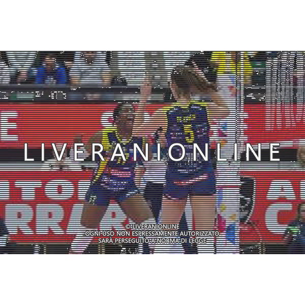 Volley Coppa Italia Femminile 2019/2020 Conegliano, Italia 29/01/2020 Imoco Volley Conegliano vs Reale Mutua Fenera Chieri Nella foto: Esultanza Miriam Sylla FOTO FLAVIO PAVANELLO-ALESSIO MARINI-AG ALDO LIVERANI SAS