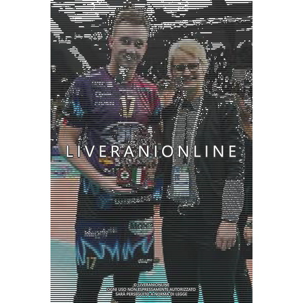 Volley Champions League Men 2019/2020 Perugia, Italia 29/01/2020 Sir Sicoma Monini Perugia vs Tours VB Nella foto: oleh plotnytskyi (n.17 schiacciatore sir safety conad perugia) FOTO LORIS CERQUIGLINI-ALESSIO MARINI-AG ALDO LIVERANI SAS