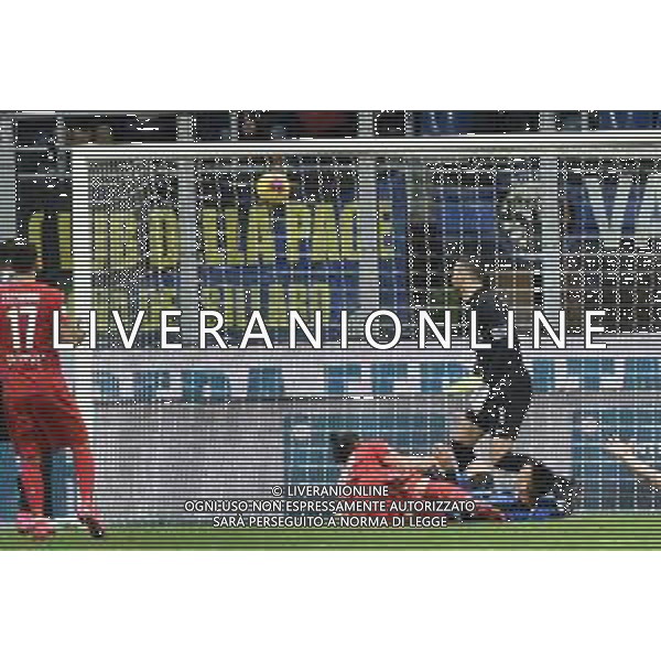 Martin Caceres segna il gol del 1 a 1 Fiorentina Inter vs Fiorentina Coppa Italia - quarti di finale Milano 29-01-2020 Stadio Giuseppe Meazza - San Siro foto Roberto Garavaglia - ag. Aldo Liverani sas/ AGENZIA ALDO LIVERANI SAS