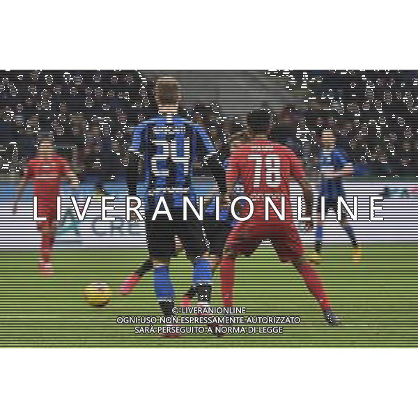 Nicolo\' Barella segna il gol del 2 a 1 Inter Inter vs Fiorentina Coppa Italia - quarti di finale Milano 29-01-2020 Stadio Giuseppe Meazza - San Siro foto Roberto Garavaglia - ag. Aldo Liverani sas/ AGENZIA ALDO LIVERANI SAS