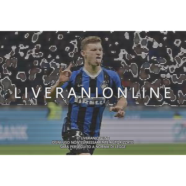 esultanza di Nicolo\' Barella dopo il gol del 2 a 1 Inter Inter vs Fiorentina Coppa Italia - quarti di finale Milano 29-01-2020 Stadio Giuseppe Meazza - San Siro foto Roberto Garavaglia - ag. Aldo Liverani sas/ AGENZIA ALDO LIVERANI SAS