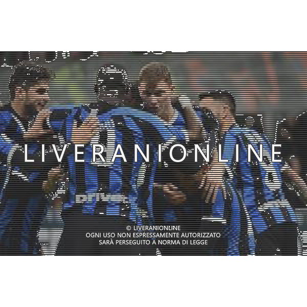 esultanza di Nicolo\' Barella dopo il gol del 2 a 1 Inter Inter vs Fiorentina Coppa Italia - quarti di finale Milano 29-01-2020 Stadio Giuseppe Meazza - San Siro foto Roberto Garavaglia - ag. Aldo Liverani sas/ AGENZIA ALDO LIVERANI SAS