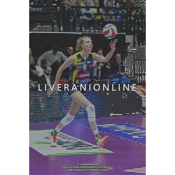 Volley Coppa Italia Femminile 2019/2020 Conegliano, Italia 29/01/2020 Imoco Volley Conegliano vs Reale Mutua Fenera Chieri Nella foto: Jennifer Geerties alla battuta FOTO FLAVIO PAVANELLO-ALESSIO MARINI-AG ALDO LIVERANI SAS