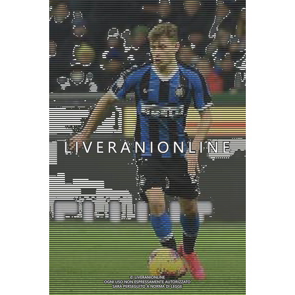 Nicolo’ Barella (Inter) Inter vs Fiorentina Coppa Italia - quarti di finale Milano 29-01-2020 Stadio Giuseppe Meazza - San Siro foto Roberto Garavaglia - ag. Aldo Liverani sas