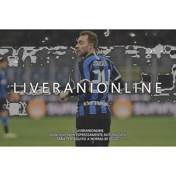 Christian Eriksen (Inter) Inter vs Fiorentina Coppa Italia - quarti di finale Milano 29-01-2020 Stadio Giuseppe Meazza - San Siro foto Roberto Garavaglia - ag. Aldo Liverani sas