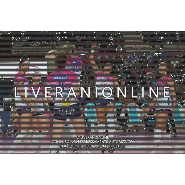 Volley Coppa Italia Femminile 2019/2020 Novara, Italia 29/01/2020 Igor Gorgonzola Novara vs Saugella Monza Nella foto: Esultanza di Jovana Brakocevic, 2 (Igor Gorgonzola Novara) e compagne FOTO SALVO BARBAGALLO-ALESSIO MARINI-AG ALDO LIVERANI SAS