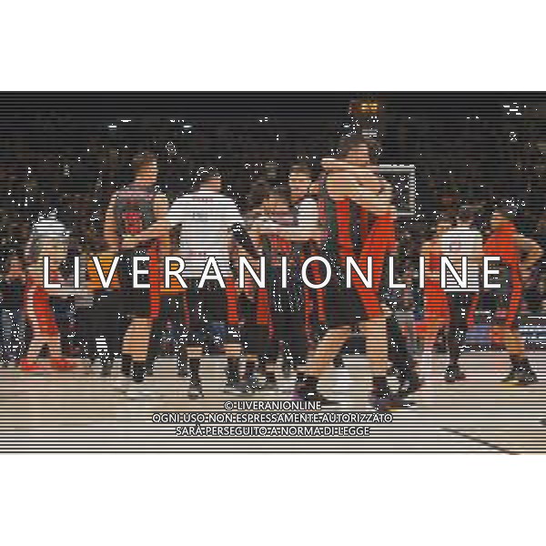 Basket EuroLeague 2019/2020 Milano, Italia 30/01/2020 AX Armani Exchange Milano vs FC Bayern Monaco Nella foto: Giocatori della AX Armani Exchange Olimpia Milano festeggiano a fine partita ©Savino Paolella - Alessio Marini AGENZIA ALDO LIVERANI SAS