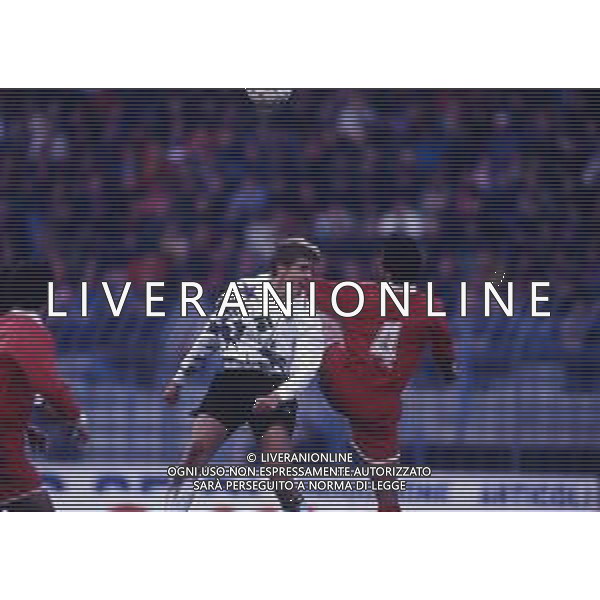 RETROSPETTIVA MASSIMO AMBROSINI CALCIATORE NELLA FOTO MASSIMO AMBROSINI CON LA MAGLIA DEL CESENA CALCIO AG ALDO LIVERANI SAS