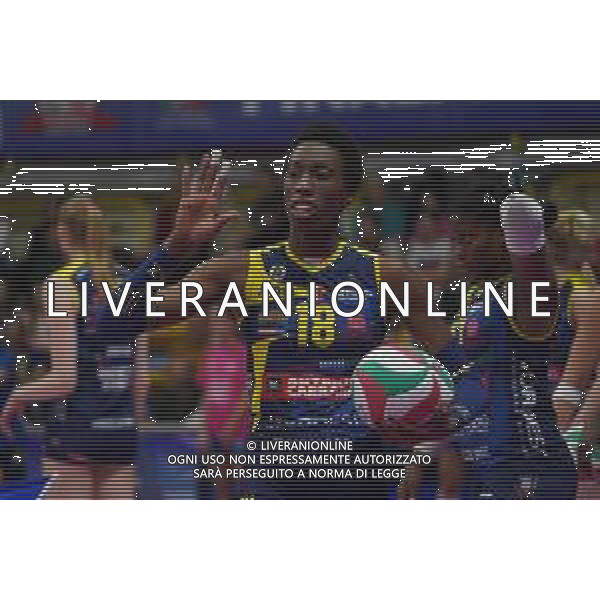 Volley Coppa Italia Femminile 2019/2020 Busto Arsizio, Italia 01/02/2020 Semifinali - Imoco Volley Conegliano vs Savino Del Bene Scandicci Nella foto: Paola Egonu, 18 (Imoco Volley Conegliano) FOTO SALVO BARBAGALLO-ALESSIO MARINI-AG ALDO LIVERANI SAS