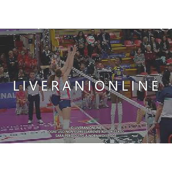 Volley Coppa Italia Femminile 2019/2020 Busto Arsizio, Italia 01/02/2020 Semifinali - Imoco Volley Conegliano vs Savino Del Bene Scandicci Nella foto: Paola Egonu, 18 (Imoco Volley Conegliano) a rete FOTO SALVO BARBAGALLO-ALESSIO MARINI-AG ALDO LIVERANI SAS