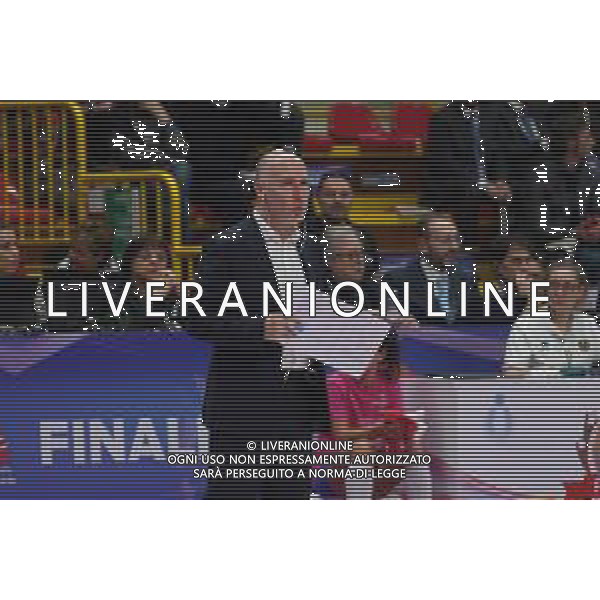 Volley Coppa Italia Femminile 2019/2020 Busto Arsizio, Italia 01/02/2020 Semifinali - Imoco Volley Conegliano vs Savino Del Bene Scandicci Nella foto: Luca Cristofani, Coach (Savino Del Bene Scandicci) FOTO SALVO BARBAGALLO-ALESSIO MARINI-AG ALDO LIVERANI SAS