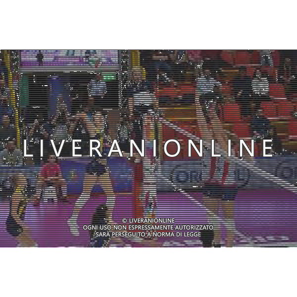 Volley Coppa Italia Femminile 2019/2020 Busto Arsizio, Italia 01/02/2020 Semifinali - Imoco Volley Conegliano vs Savino Del Bene Scandicci Nella foto: Schiacciata di Kimberly Hill, 15 (Imoco Volley Conegliano) FOTO SALVO BARBAGALLO-ALESSIO MARINI-AG ALDO LIVERANI SAS