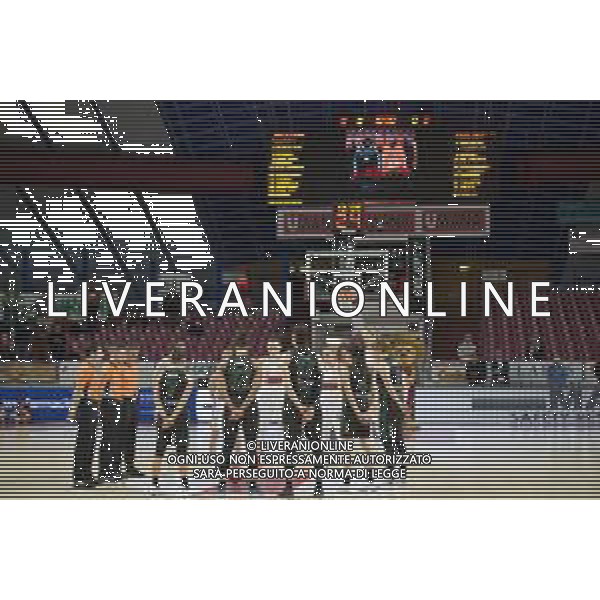 Campionato di Basket Serie A1 Femminile 2019/2020 Venezia, Italia 01/02/2020 Umana Reyer Venezia vs Della Fiore Broni Nella foto: Il minuto di silenzio in memoria di Kobe Bryant FOTO MATTIA RADONI-ALESSIO MARINI-AG ALDO LIVERANI SAS