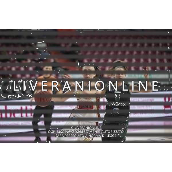 Campionato di Basket Serie A1 Femminile 2019/2020 Venezia, Italia 01/02/2020 Umana Reyer Venezia vs Della Fiore Broni Nella foto: Anete Steinberga (Umana Reyer Venezia) in azione con Anna Togliani (Della Fiore Broni) FOTO MATTIA RADONI-ALESSIO MARINI-AG ALDO LIVERANI SAS