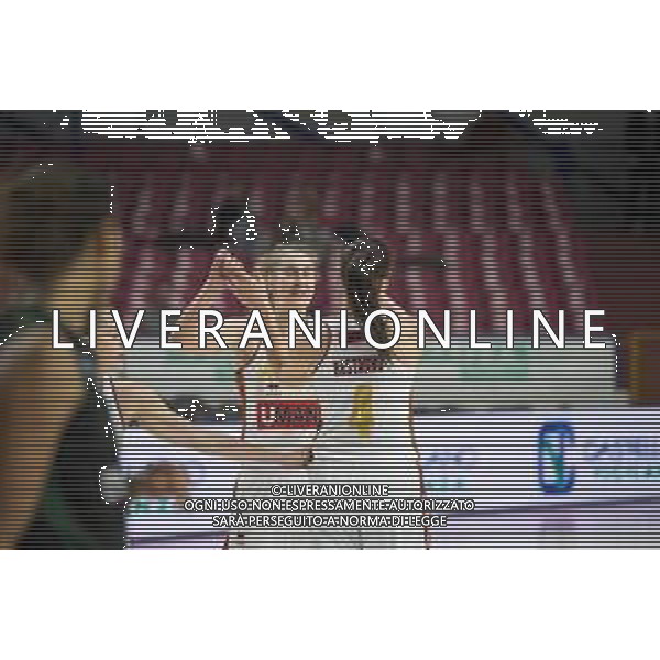 Campionato di Basket Serie A1 Femminile 2019/2020 Venezia, Italia 01/02/2020 Umana Reyer Venezia vs Della Fiore Broni Nella foto: Elisa Penna (Umana Reyer Venezia) festegga il canestro di Martina Bestagno (Umana Reyer Venezia) FOTO MATTIA RADONI-ALESSIO MARINI-AG ALDO LIVERANI SAS