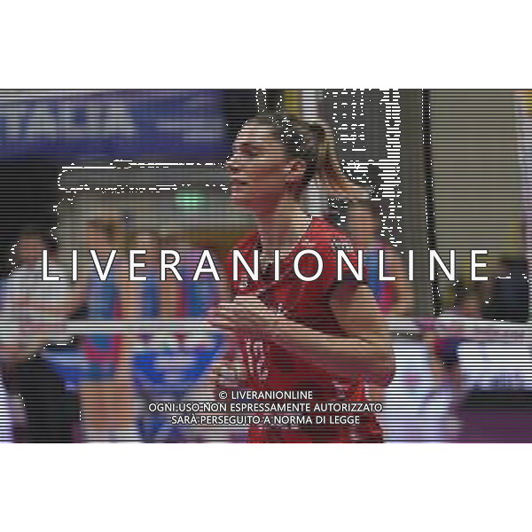 Volley Coppa Italia Femminile 2019/2020 Busto Arsizio, Italia 01/02/2020 Semifinali - Unet E-Work Busto Arsizio vs Saugella Monza Nella foto: Francesca Piccinini, 12 (Unet E-Work Busto Arsizio) FOTO SALVO BARBAGALLO-ALESSIO MARINI-AG ALDO LIVERANI SAS