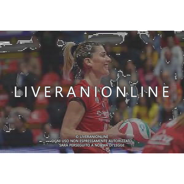 Volley Coppa Italia Femminile 2019/2020 Busto Arsizio, Italia 01/02/2020 Semifinali - Unet E-Work Busto Arsizio vs Saugella Monza Nella foto: Francesca Piccinini, 12 (Unet E-Work Busto Arsizio) FOTO SALVO BARBAGALLO-ALESSIO MARINI-AG ALDO LIVERANI SAS