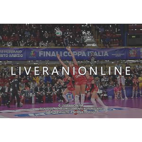 Volley Coppa Italia Femminile 2019/2020 Busto Arsizio, Italia 01/02/2020 Semifinali - Unet E-Work Busto Arsizio vs Saugella Monza Nella foto: Alessia Orro, 8 (Unet E-Work Busto Arsizio) FOTO SALVO BARBAGALLO-ALESSIO MARINI-AG ALDO LIVERANI SAS
