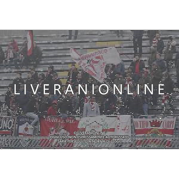 Rimini - Carpi Campionato di calcio serie C girone B 02/02/2020 nella foto: tifosi del carpi ©Claudio Zamagni/Agenzia Aldo Liverani / AGENZIA ALDO LIVERANI SAS