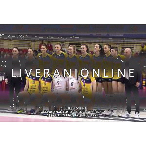 Volley Coppa Italia Femminile 2019/2020 Busto Arsizio, Italia 02/02/2020 Finale Serie A2 - Omag San Giovanni in Marignano vs Delta Informatica Trentino Nella foto: (Delta Informatica Trentino) FOTO ELISA CALABRESE-ALESSIO MARINI-AG ALDO LIVERANI SAS