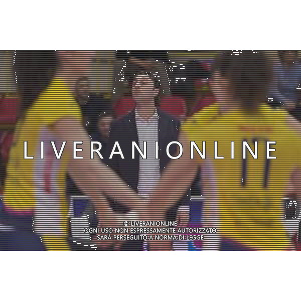 Volley Coppa Italia Femminile 2019/2020 Busto Arsizio, Italia 02/02/2020 Finale Serie A2 - Omag San Giovanni in Marignano vs Delta Informatica Trentino Nella foto: coach Matteo Bertini (Delta Informatica Trentino) FOTO ELISA CALABRESE-ALESSIO MARINI-AG ALDO LIVERANI SAS