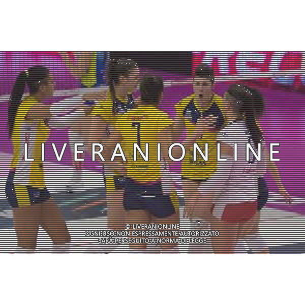 Volley Coppa Italia Femminile 2019/2020 Busto Arsizio, Italia 02/02/2020 Finale Serie A2 - Omag San Giovanni in Marignano vs Delta Informatica Trentino Nella foto: esultanza (Delta Informatica Trentino) FOTO ELISA CALABRESE-ALESSIO MARINI-AG ALDO LIVERANI SAS