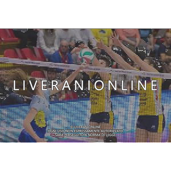 Volley Coppa Italia Femminile 2019/2020 Busto Arsizio, Italia 02/02/2020 Finale Serie A2 - Omag San Giovanni in Marignano vs Delta Informatica Trentino Nella foto: muro di Giulia Melli (Delta Informatica Trentino) FOTO ELISA CALABRESE-ALESSIO MARINI-AG ALDO LIVERANI SAS