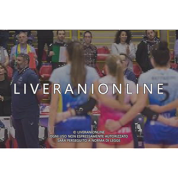 Volley Coppa Italia Femminile 2019/2020 Busto Arsizio, Italia 02/02/2020 Finale Serie A2 - Omag San Giovanni in Marignano vs Delta Informatica Trentino Nella foto: coach Stefano Saja (Omag S.Giovanni In Marignano) FOTO ELISA CALABRESE-ALESSIO MARINI-AG ALDO LIVERANI SAS