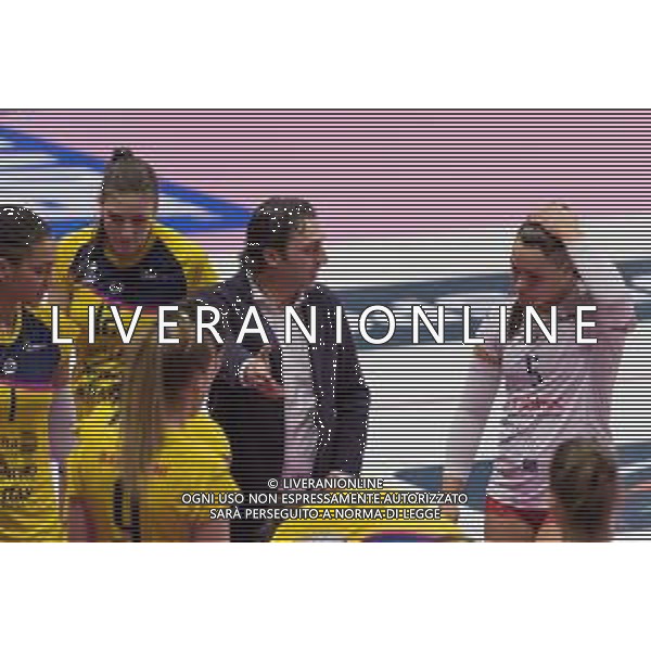 Volley Coppa Italia Femminile 2019/2020 Busto Arsizio, Italia 02/02/2020 Finale Serie A2 - Omag San Giovanni in Marignano vs Delta Informatica Trentino Nella foto: coach Matteo Bertini, time-out (Delta Informatica Trentino) FOTO ELISA CALABRESE-ALESSIO MARINI-AG ALDO LIVERANI SAS