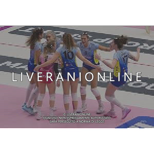 Volley Coppa Italia Femminile 2019/2020 Busto Arsizio, Italia 02/02/2020 Finale Serie A2 - Omag San Giovanni in Marignano vs Delta Informatica Trentino Nella foto: esultanza (Omag S.Giovanni In Marignano) FOTO ELISA CALABRESE-ALESSIO MARINI-AG ALDO LIVERANI SAS