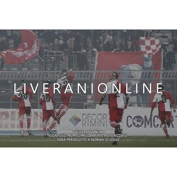 Rimini - Carpi Campionato di calcio serie C girone B 02/02/2020 nella foto: Esultanza rimini dopo il goal ©Claudio Zamagni/Agenzia Aldo Liverani / AGENZIA ALDO LIVERANI SAS