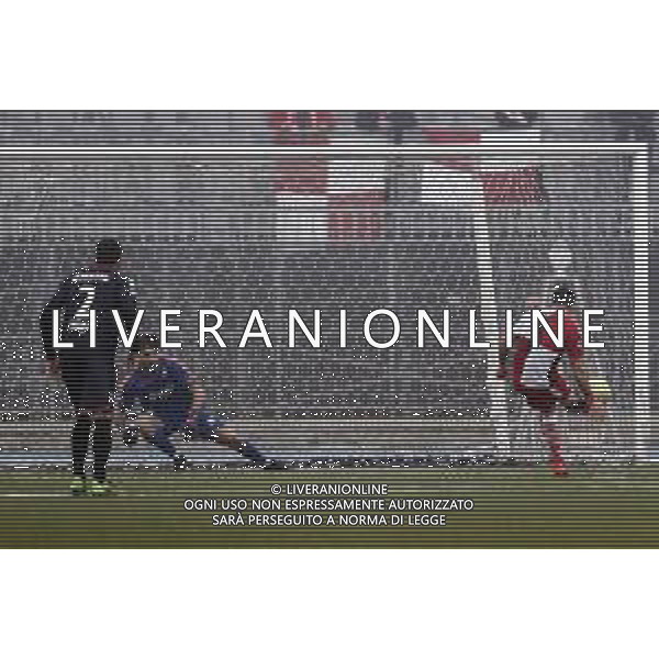 Rimini - Carpi Campionato di calcio serie C girone B 02/02/2020 nella foto: goal su rigore Letizia Antonio (Rimini fc) ©Claudio Zamagni/Agenzia Aldo Liverani / AGENZIA ALDO LIVERANI SAS