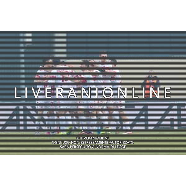 Campionato di Calcio Serie C - Lega Pro 2019/2020 Padova, Italia 02/02/2020 Padova vs Pesaro Nella foto: L\'esultanza di Davide Buglio (Padova) con i compagni di squadra FOTO MATTIA RADONI-ALESSIO MARINI-AG ALDO LIVERANI SAS