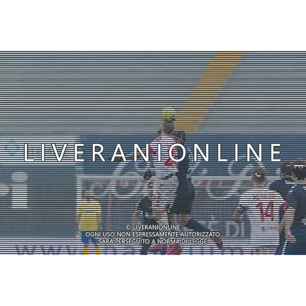 Campionato di Calcio Serie C - Lega Pro 2019/2020 Padova, Italia 02/02/2020 Padova vs Pesaro Nella foto: Il colpo di testa di Gianluca Litteri (Padova) FOTO MATTIA RADONI-ALESSIO MARINI-AG ALDO LIVERANI SAS