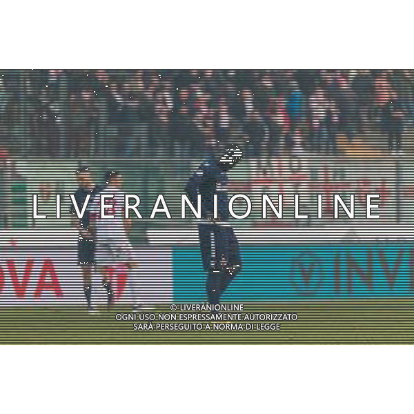 Campionato di Calcio Serie C - Lega Pro 2019/2020 Padova, Italia 02/02/2020 Padova vs Pesaro Nella foto: La delusione di Bismark Ngissah (Vis Pesaro) per la sconfitta FOTO MATTIA RADONI-ALESSIO MARINI-AG ALDO LIVERANI SAS
